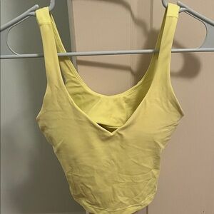 Lululemon yellow align top